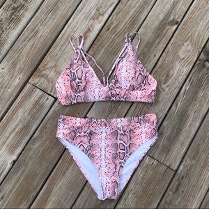 Zaful high-waisted two-piece swimsuit